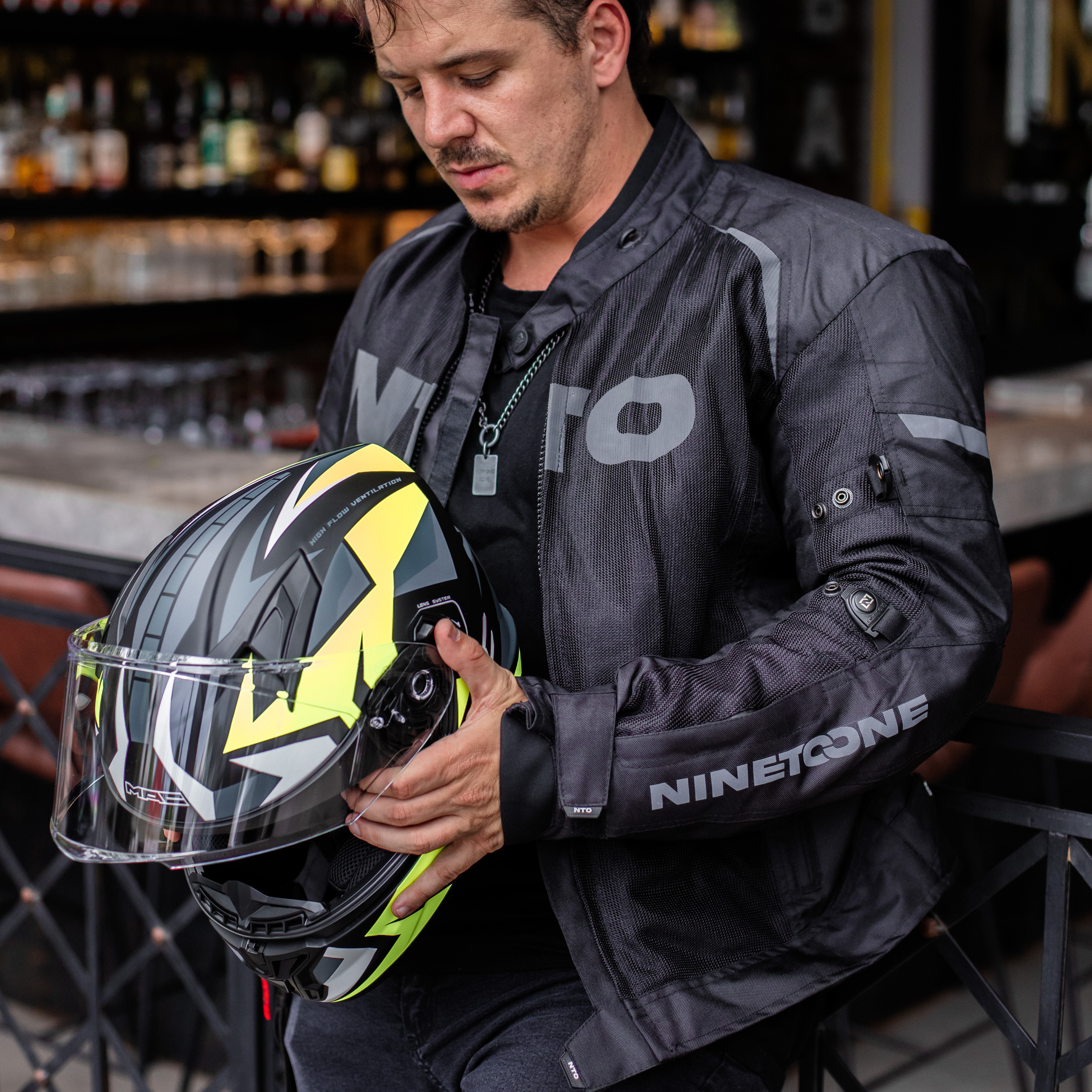 Campera Cordura NTO Fusion Evo Hombre Negra